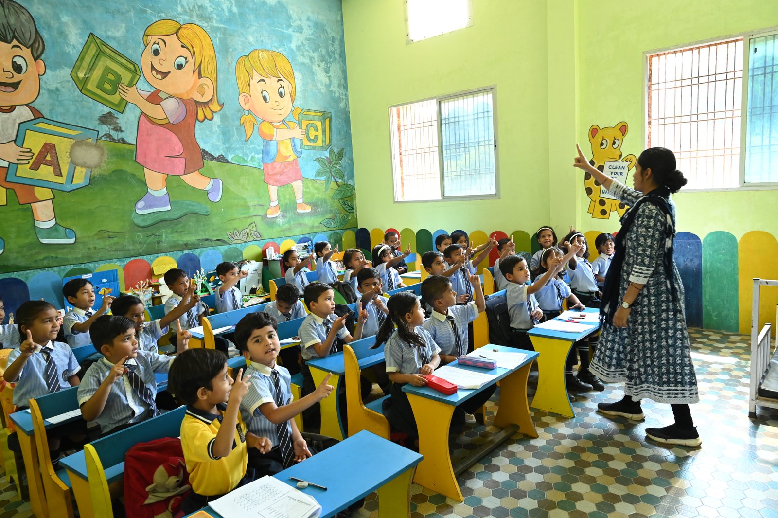 Students in Library